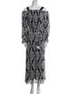 Tory Burch Printed Long Dress