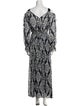 Tory Burch Printed Long Dress