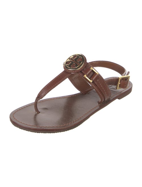 Tory Burch Leather T-Strap Sandals