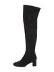 Tory Burch Suede Bow Accents Boots