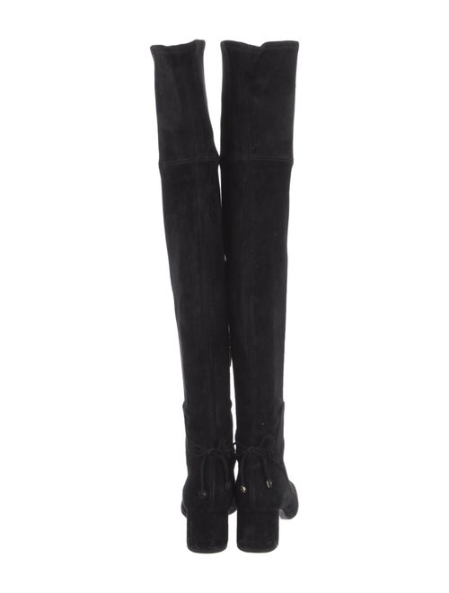 Tory Burch Suede Bow Accents Boots