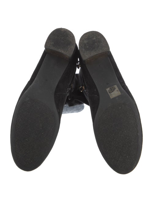 Tory Burch Suede Bow Accents Boots