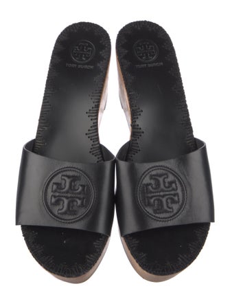 Tory Burch Leather Slides