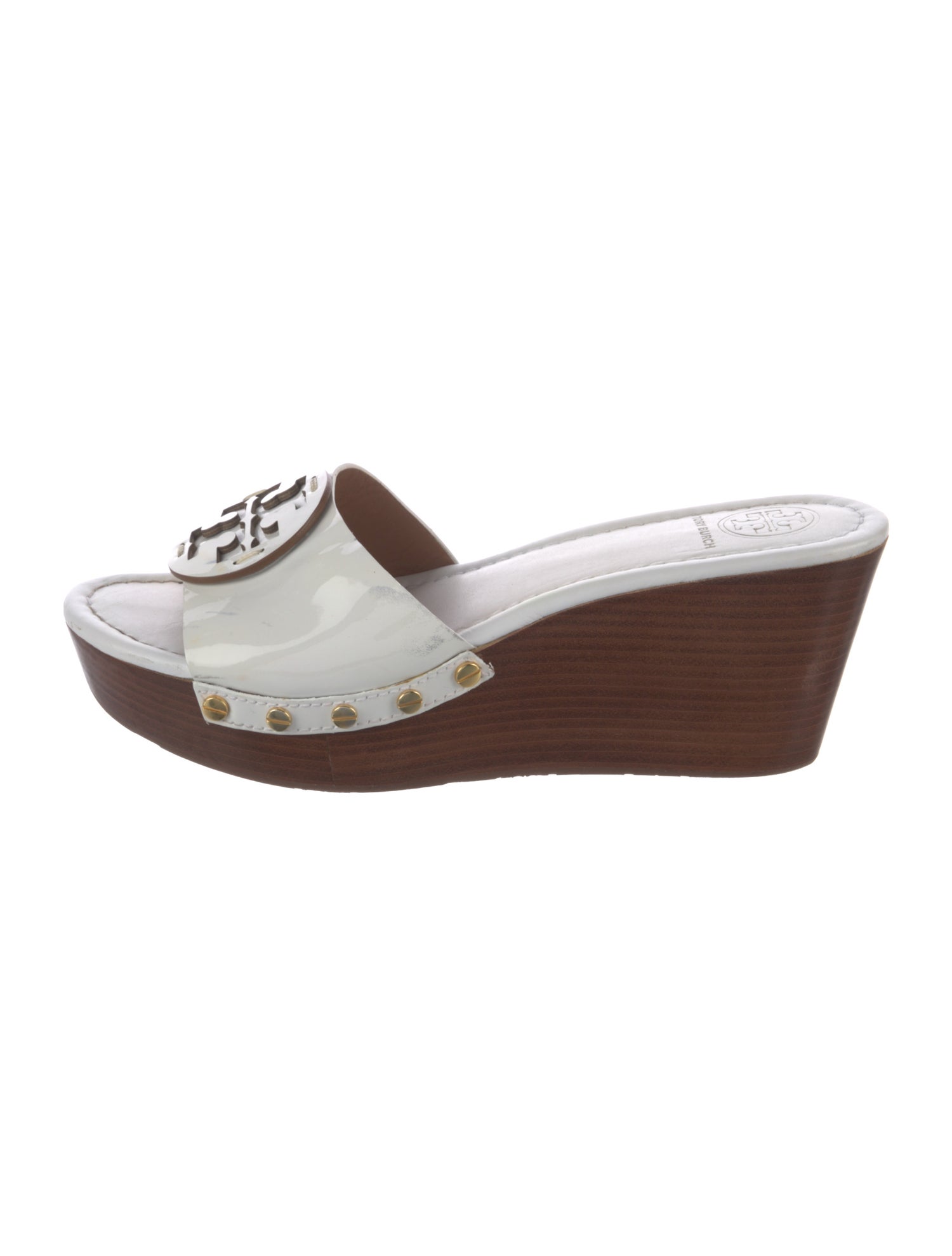 Tory Burch Patent Leather Slides