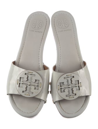 Tory Burch Patent Leather Slides