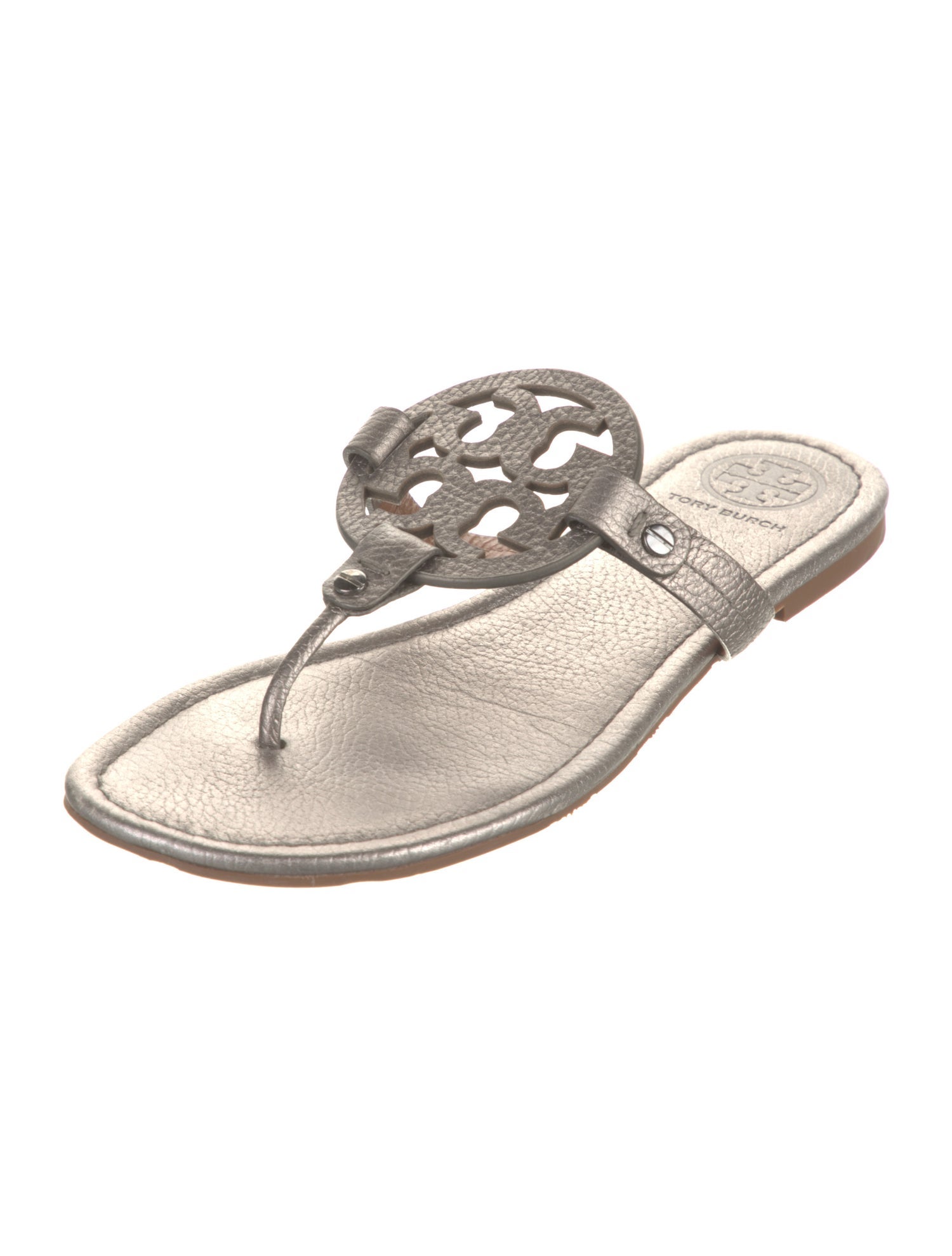 Tory Burch Leather Slides