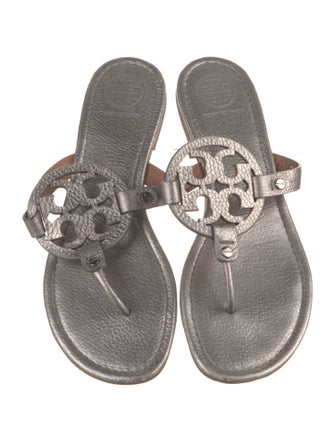 Tory Burch Leather Slides