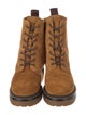 Tory Burch Suede Combat Boots