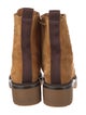 Tory Burch Suede Combat Boots