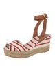 Tory Burch Canvas Striped Espadrilles