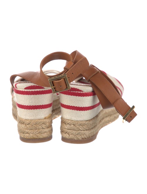Tory Burch Canvas Striped Espadrilles