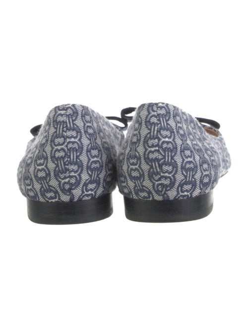 Tory Burch Canvas Printed Ballet Flats