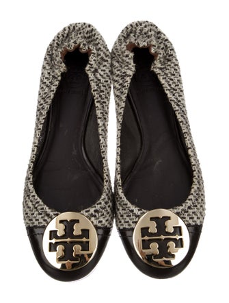 Tory Burch Tweed Tweed Pattern Flats