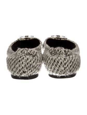 Tory Burch Tweed Tweed Pattern Flats