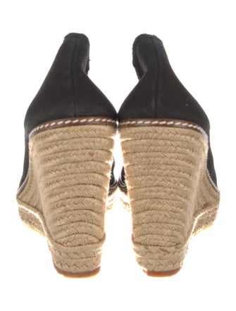 Tory Burch Canvas Bow Accents Pumps