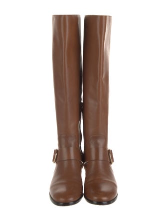 Tory Burch Leather Riding Boots
