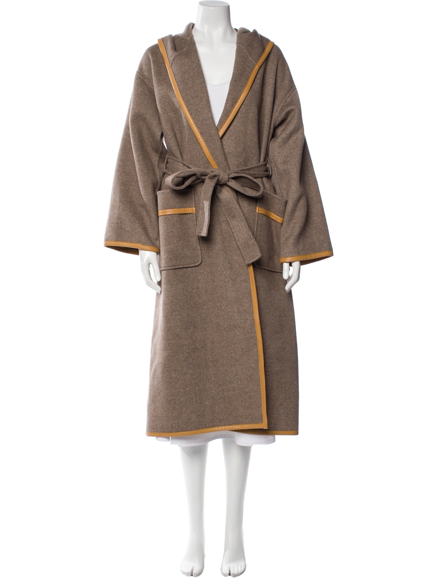 Tory Burch Wool Faux Fur Coat