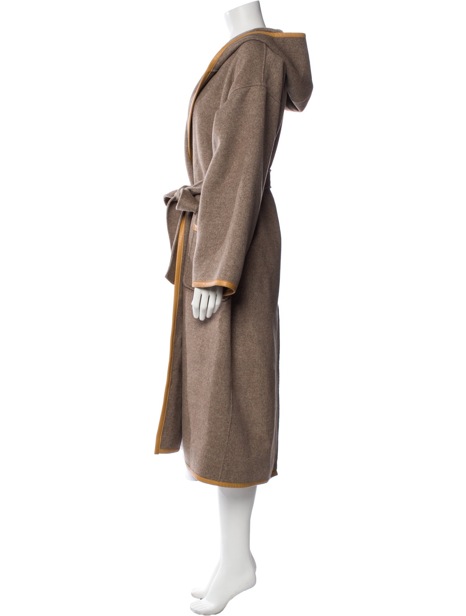 Tory Burch Wool Faux Fur Coat