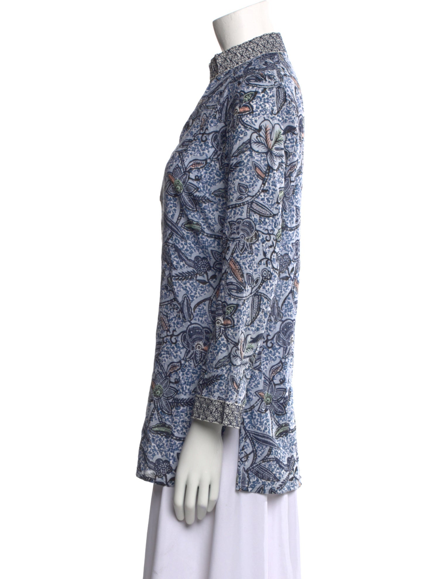 Tory Burch Printed V-Neck Tunic