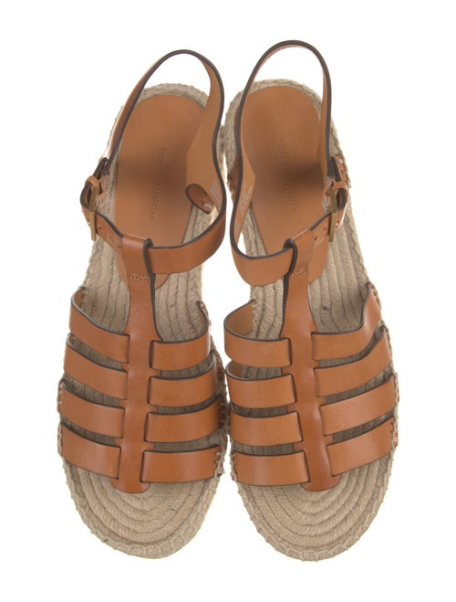 Tory Burch Leather Espadrilles