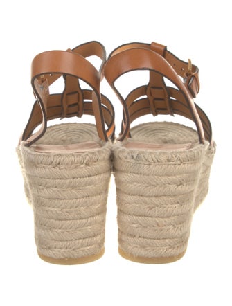 Tory Burch Leather Espadrilles