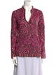 Tory Burch Printed V-Neck Tunic