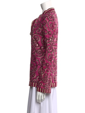 Tory Burch Printed V-Neck Tunic