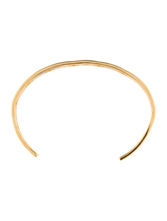 Tory Burch Logo Cutout Cuff Bracelet