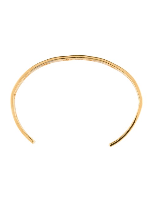 Tory Burch Logo Cutout Cuff Bracelet