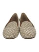 Tory Burch Canvas Animal Print Loafers