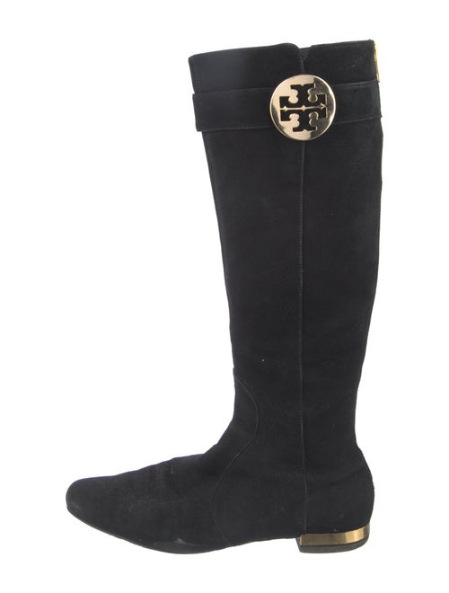 Tory Burch Suede Riding Boots