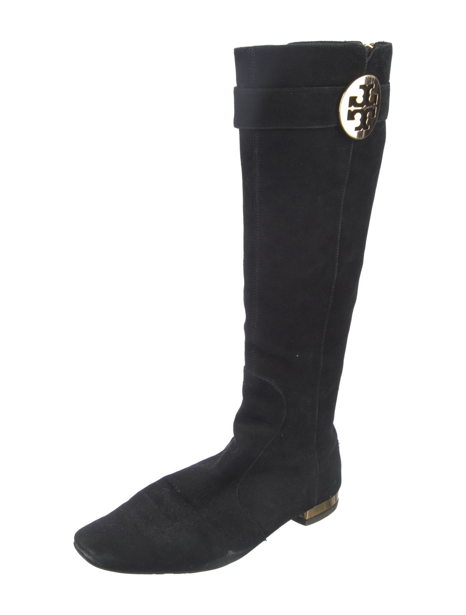 Tory Burch Suede Riding Boots