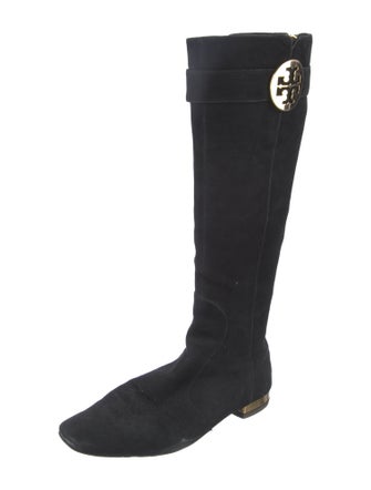 Tory Burch Suede Riding Boots