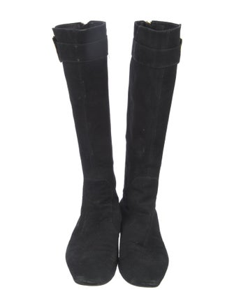 Tory Burch Suede Riding Boots