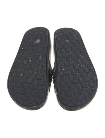 Tory Burch Leather Printed Slides