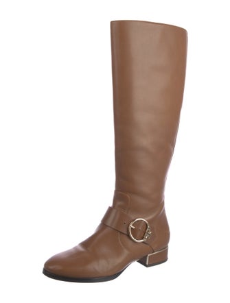 Tory Burch Leather Riding Boots