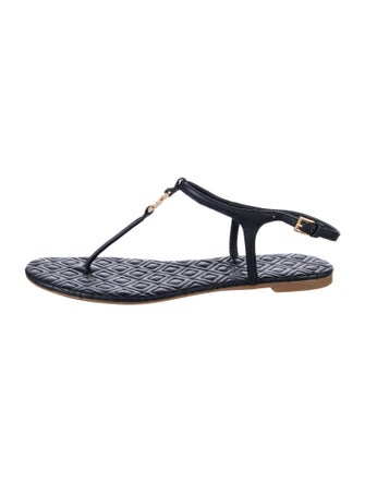 Tory Burch Leather T-Strap Sandals
