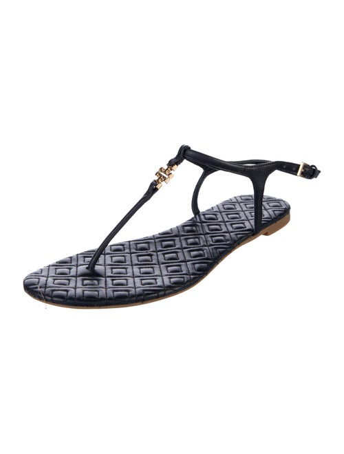 Tory Burch Leather T-Strap Sandals