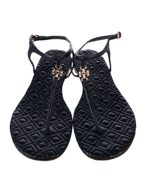 Tory Burch Leather T-Strap Sandals