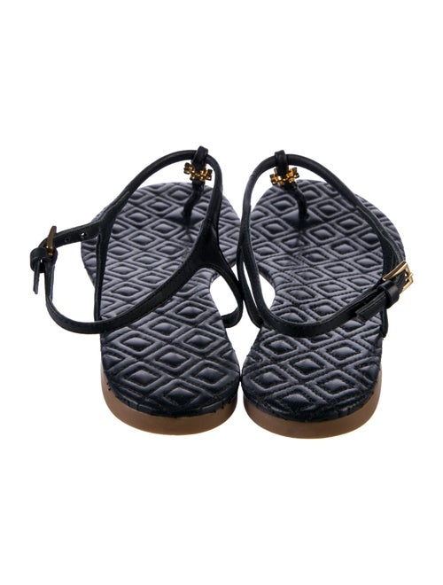 Tory Burch Leather T-Strap Sandals