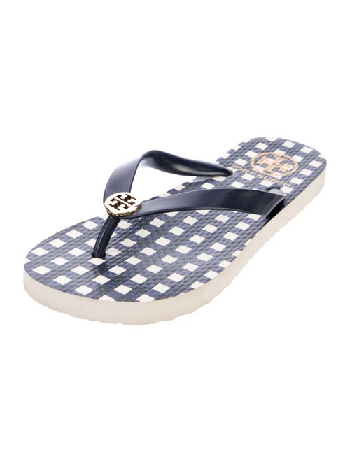 Tory Burch Rubber Printed Flip Flops