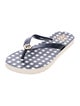 Tory Burch Rubber Printed Flip Flops