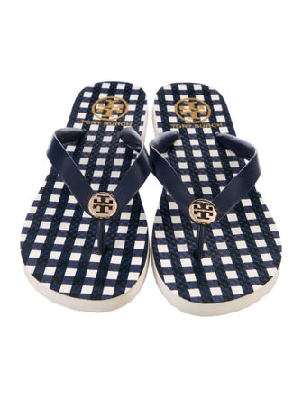 Tory Burch Rubber Printed Flip Flops
