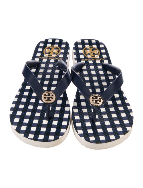 Tory Burch Rubber Printed Flip Flops