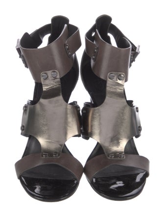 Tory Burch Leather T-Strap Sandals