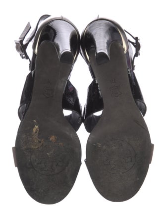 Tory Burch Leather T-Strap Sandals