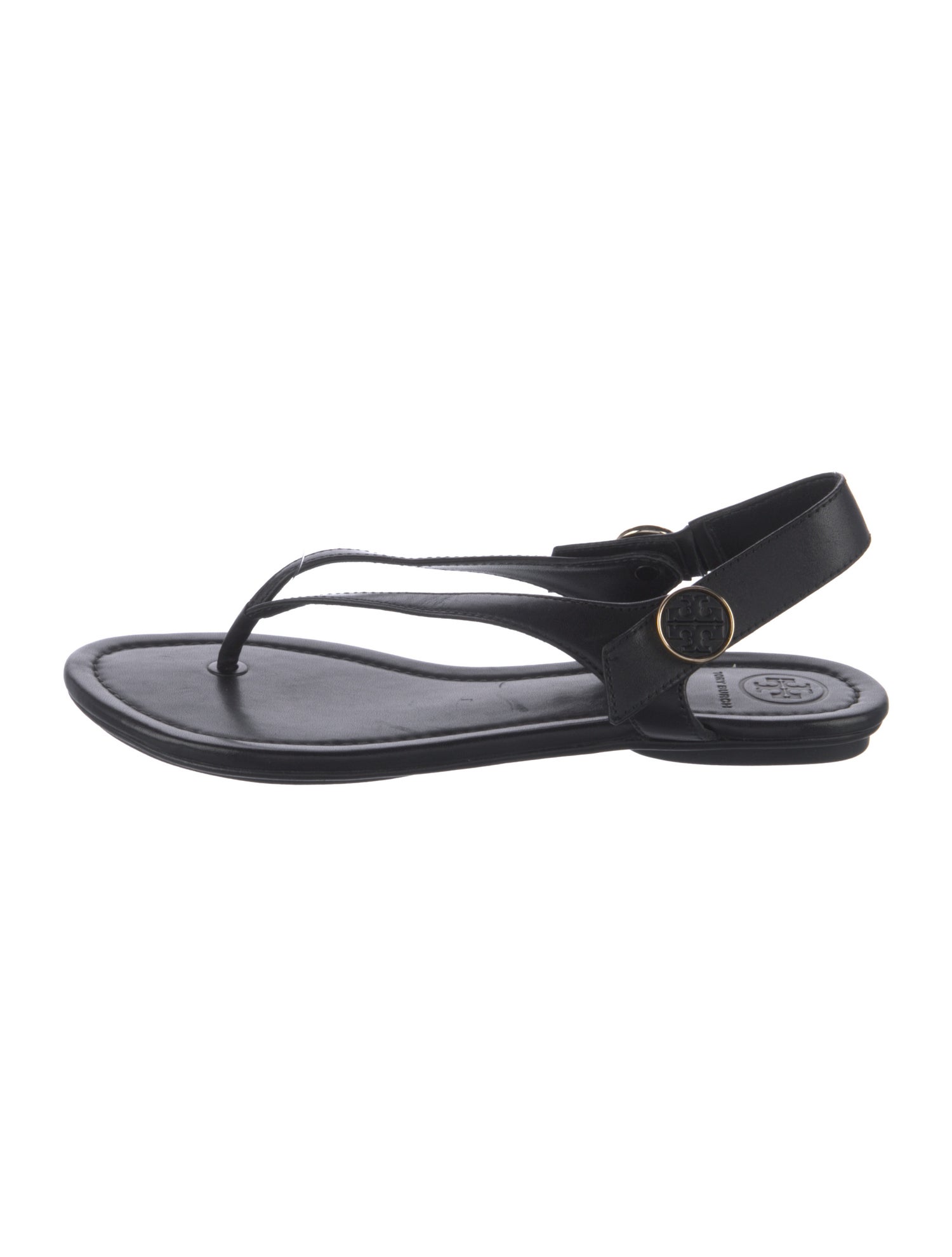 Tory Burch Leather T-Strap Sandals