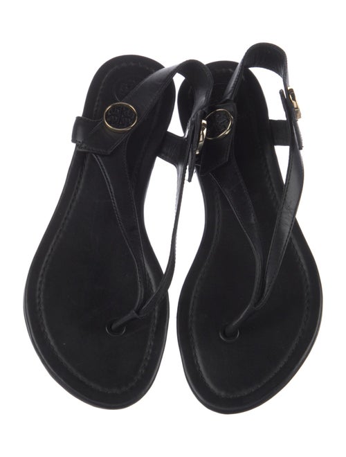 Tory Burch Leather T-Strap Sandals