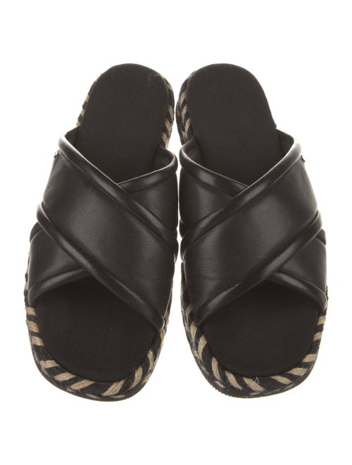 Tory Burch Leather Slides