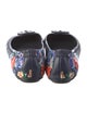 Tory Burch Leather Floral Print Ballet Flats